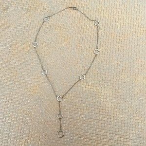 Tiffany Circle Lariat Necklace sterling silver